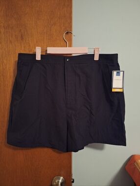 Croft & Barrow NWT Black Tummy Control Relaxed Fit Shorts Women's Size 18W